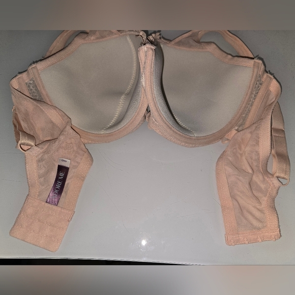 NWOT Adore Me Marella Contour Plus Demi Lace Peachy Beige Lined Size 44D 44 D - Picture 7 of 9